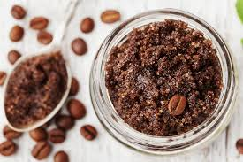 DIY coffee scrub